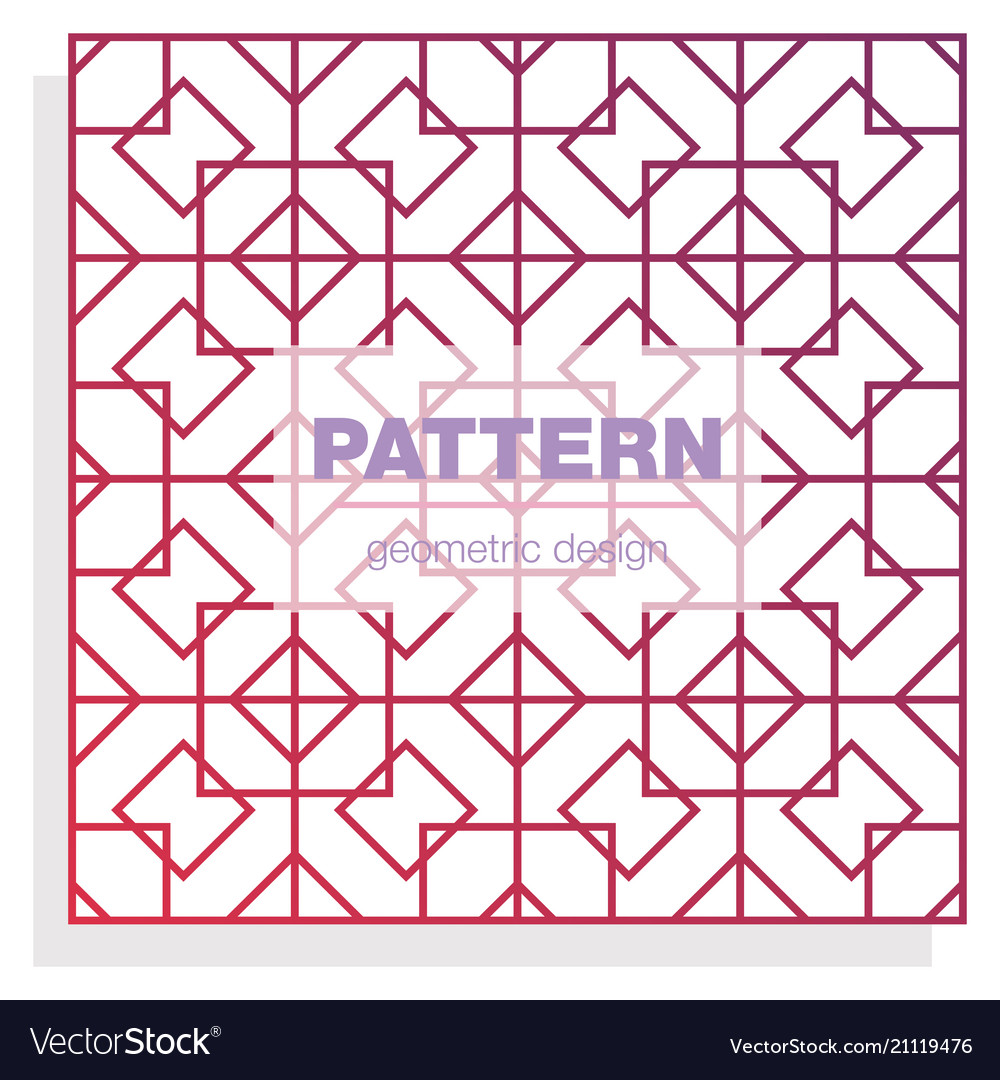 Seamless linear pattern with thin poly lines