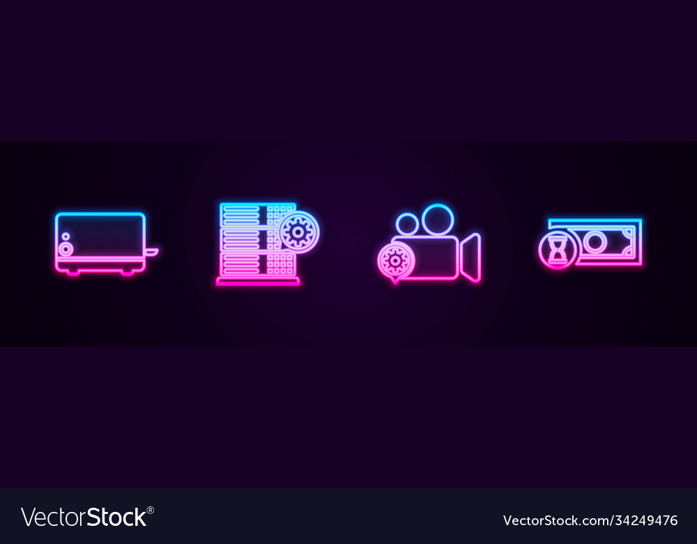 Set line toaster server setting video camera