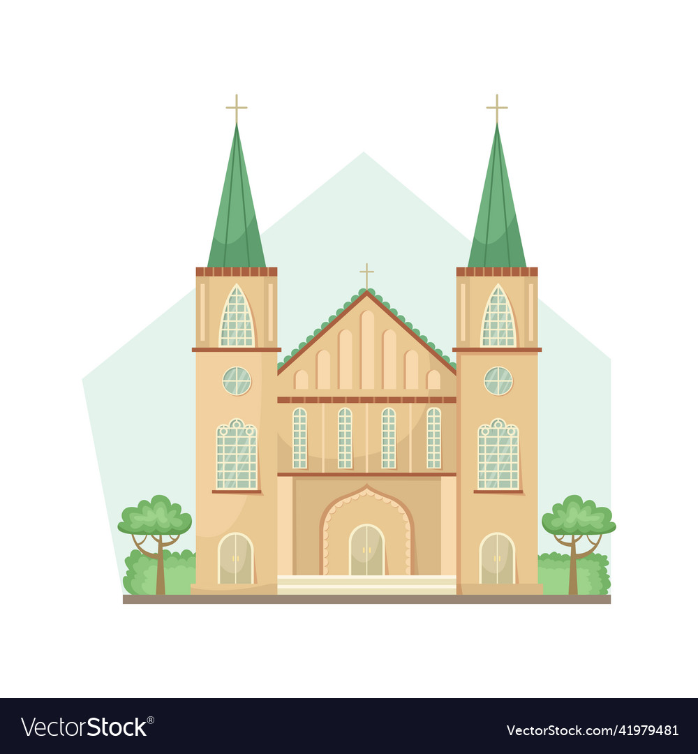 Catholic Church Religious Architectural Royalty Free Vector Catholic Church Religious Architectural Royalty Free Vector