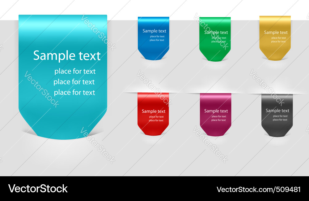 Set labels badges Royalty Free Vector Image - VectorStock