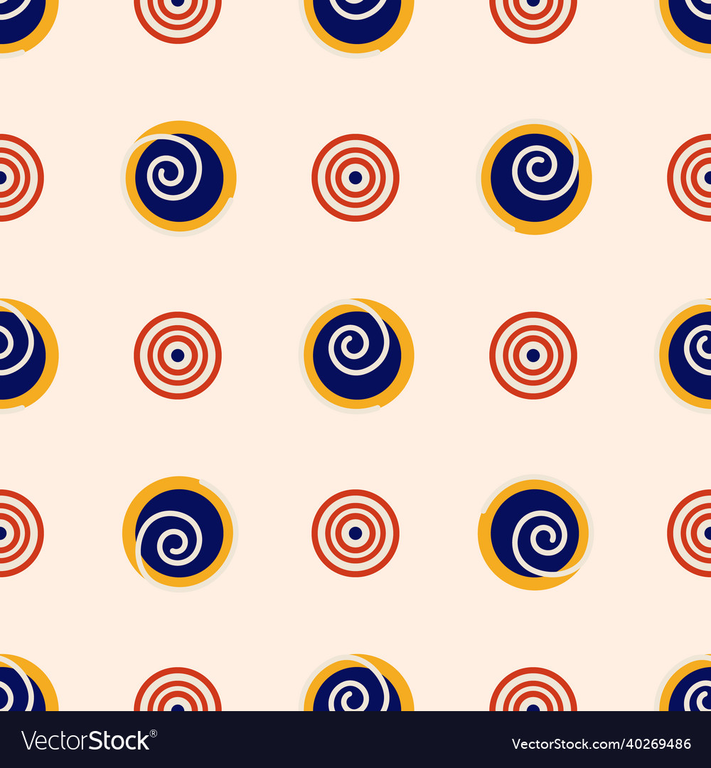 Abstract circle pattern for use in textile
