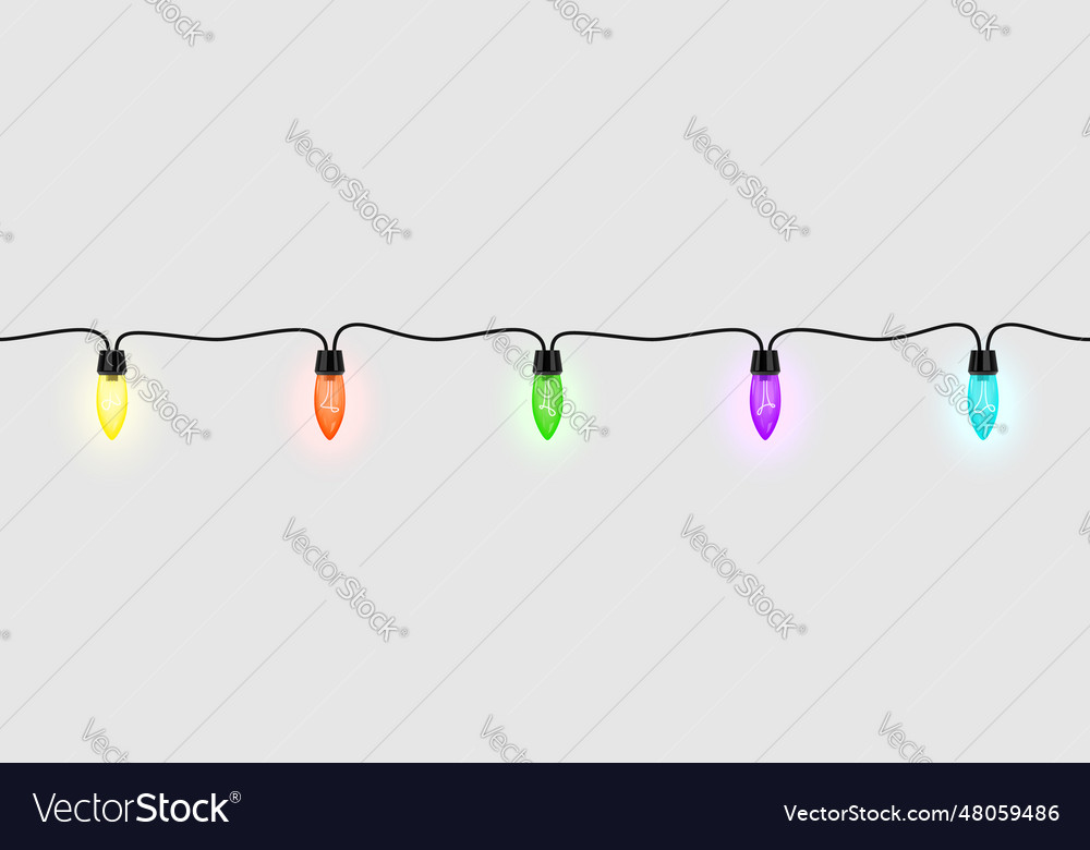 Weihnachtslicht Girlande mit bunten