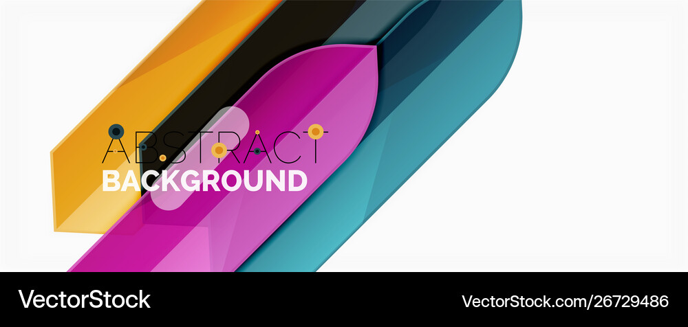 Geometric abstract background dynamic shapes Vector Image