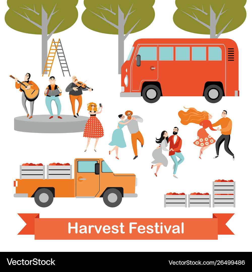 Harvest festival Royalty Free Vector Image - VectorStock