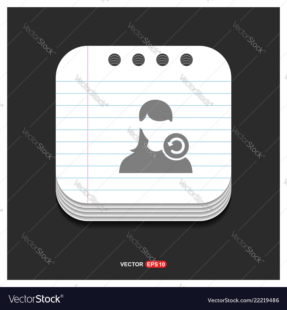 Reload user icon gray on notepad style
