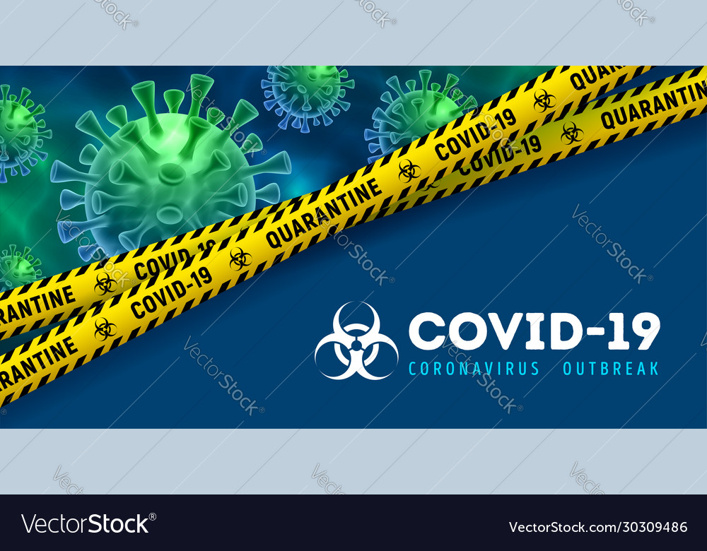 Stop coronavirus covid-19 disease outbreak Vector Image