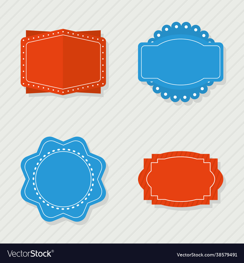 Decorative banners set Royalty Free Vector Image