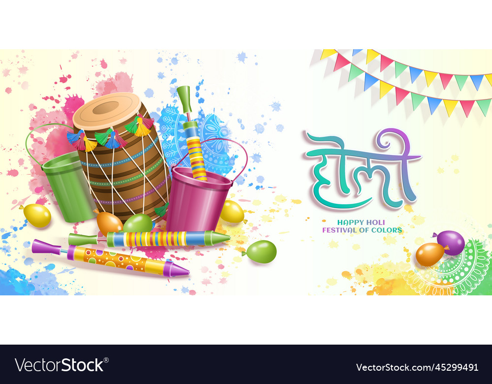 happy holi banner