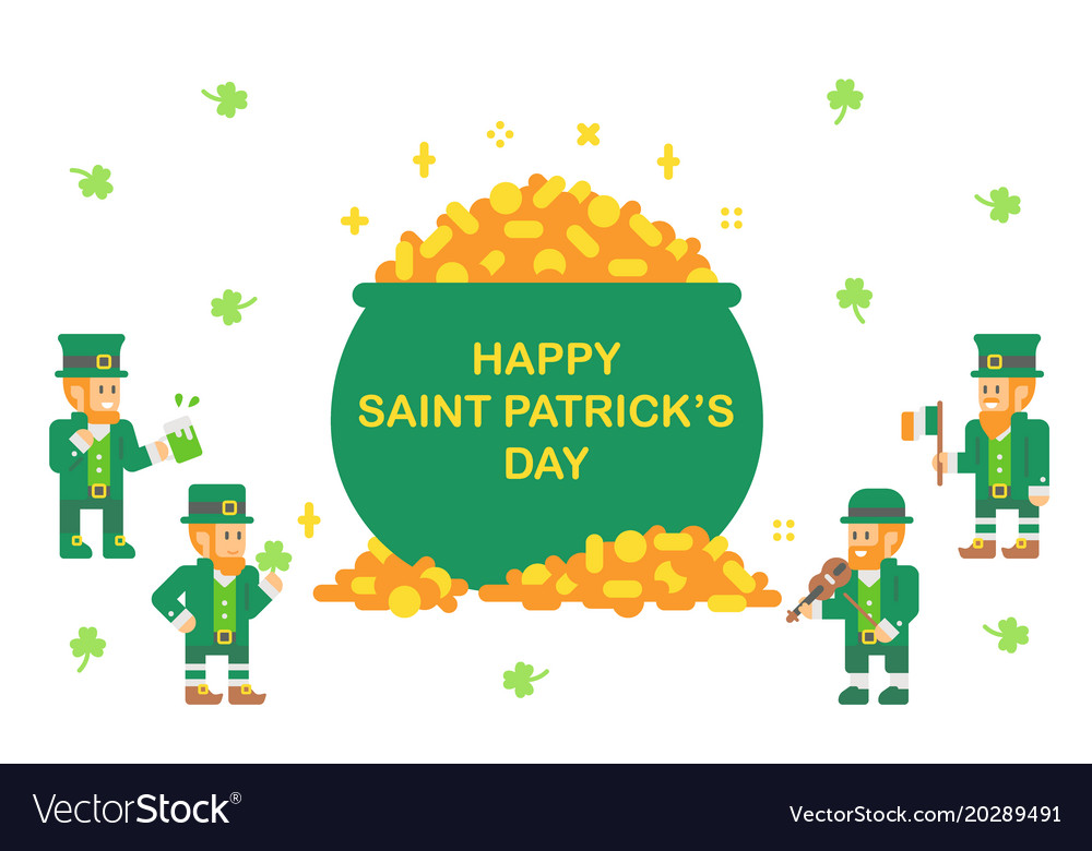 Happy Saint Patricks Day Royalty Free Vector Image