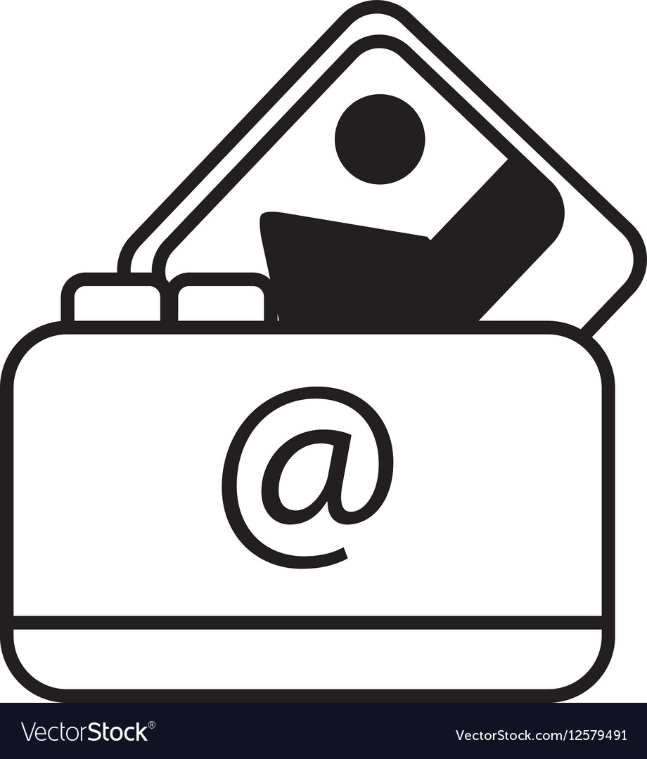 Notepad web contacts picture line