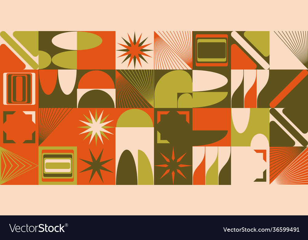 Retro future abstract pattern Vector Image Retro future abstract pattern