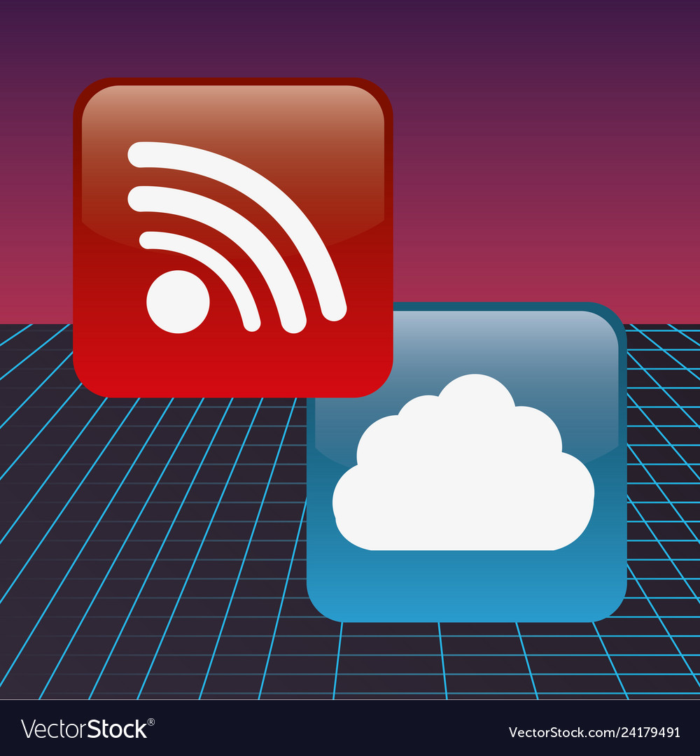 Set of applications menu