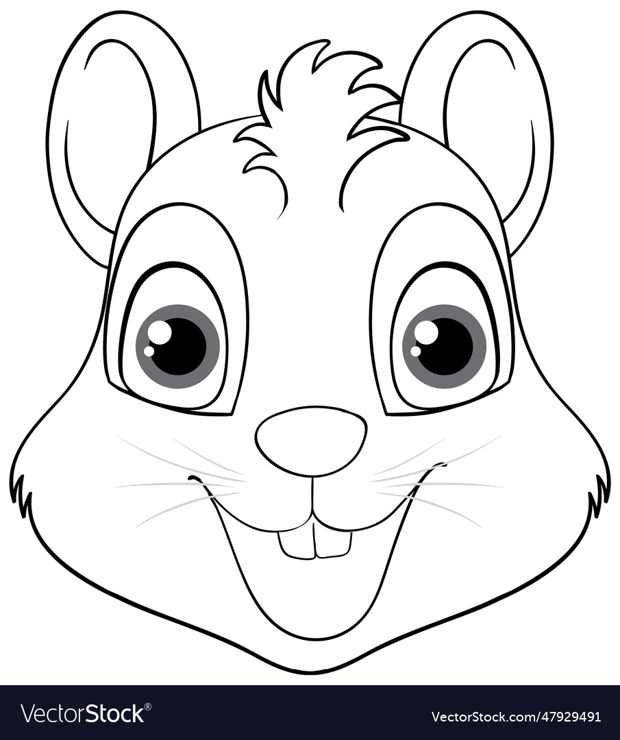 Smiley squirrel cartoon