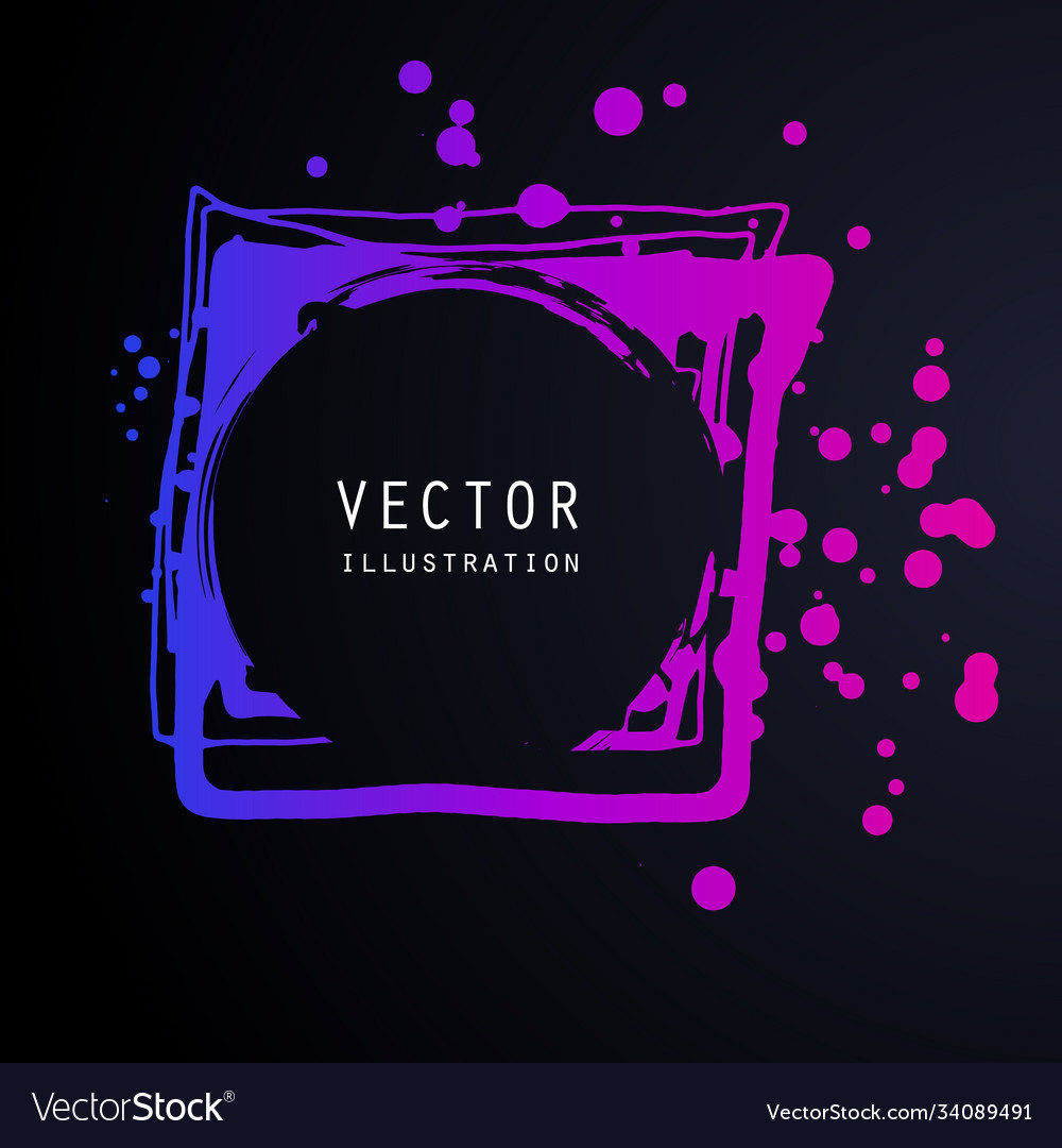 Splats Spritzen und Blobs Gradientenfarbe vector image Splats Spritzen und Blobs Gradientenfarbe
