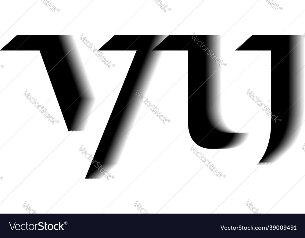 Vu monogram shadow shape style