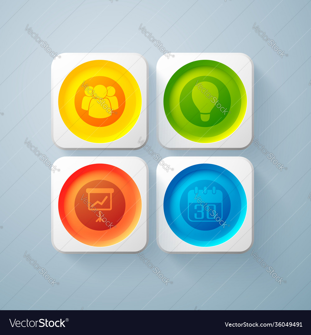 Web abstract business elements Vector Image Web abstract business elements
