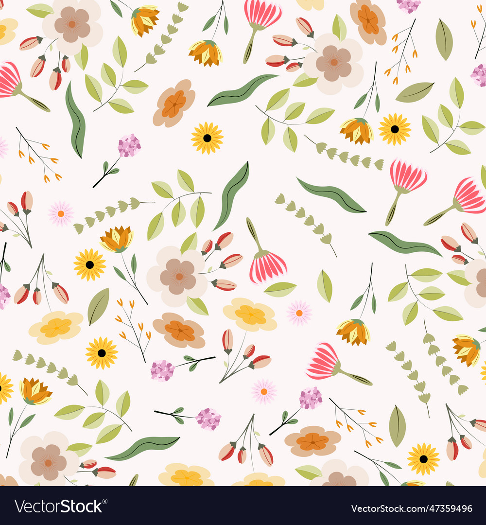 Abstract flower pattern background