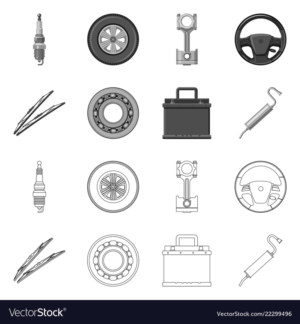 Design of auto and part logo collection