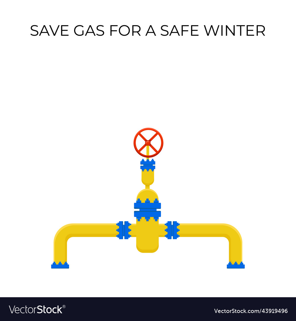 Gas pipeline construction background with text Vector Image Gas pipeline construction background with text