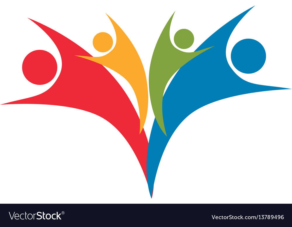 Gruppe der Lächelnden Menschen Icon