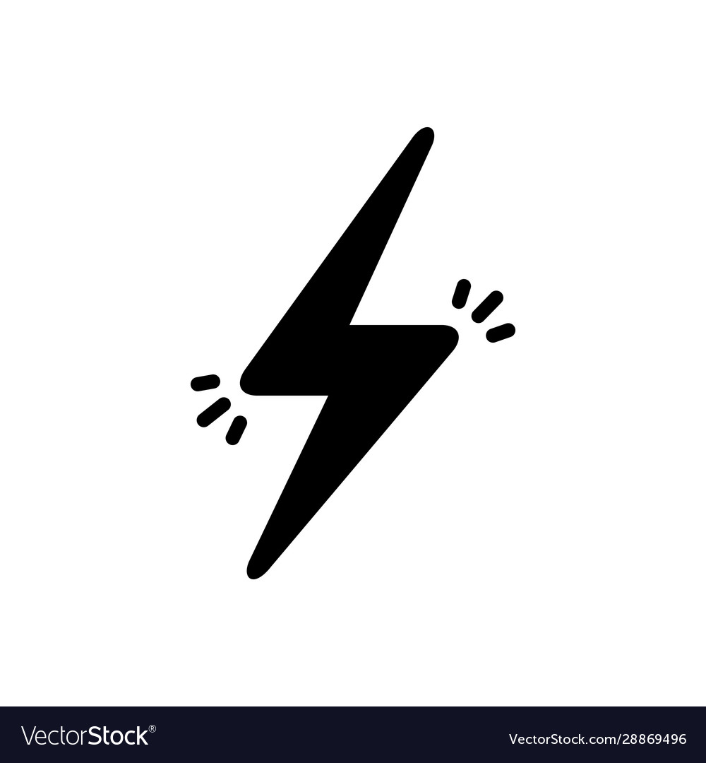 Lightening bolt Royalty Free Vector Image - VectorStock