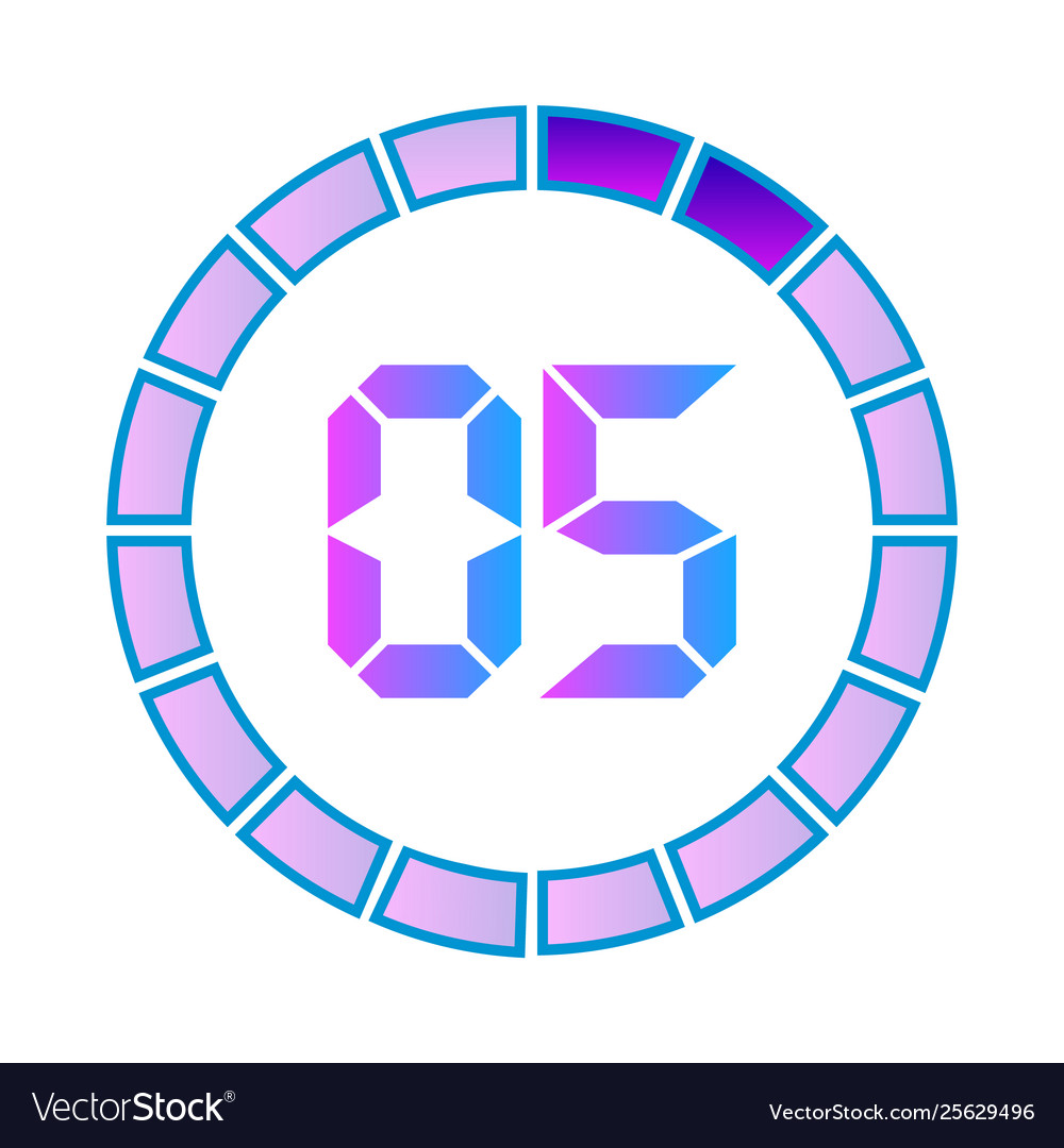 Minutes or seconds timer