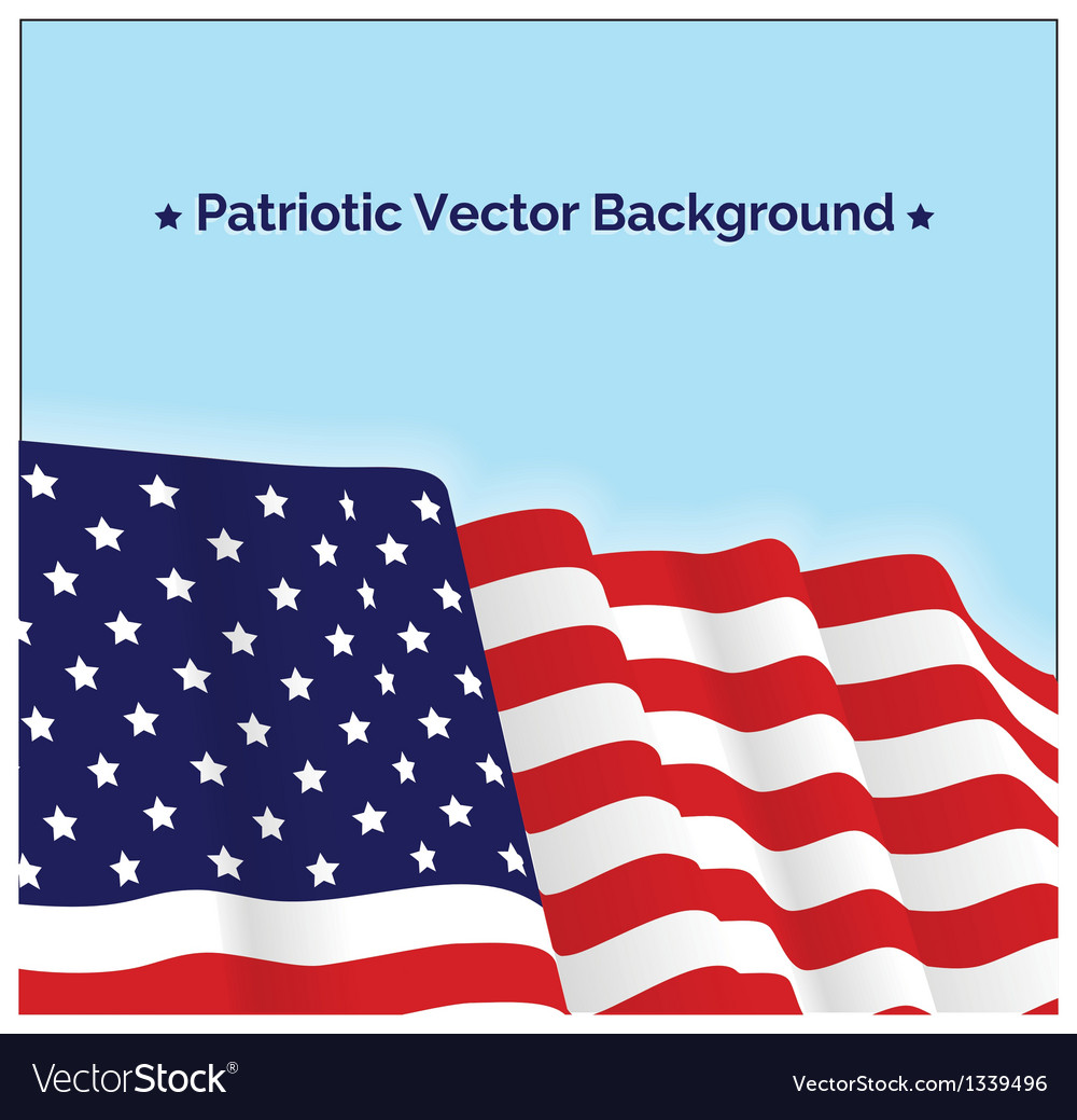 Patriotic American Flag