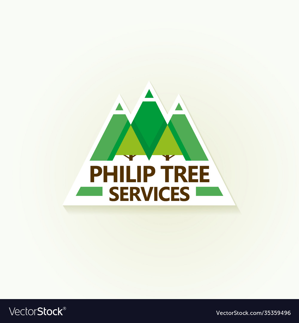 Tree services logo template abstract