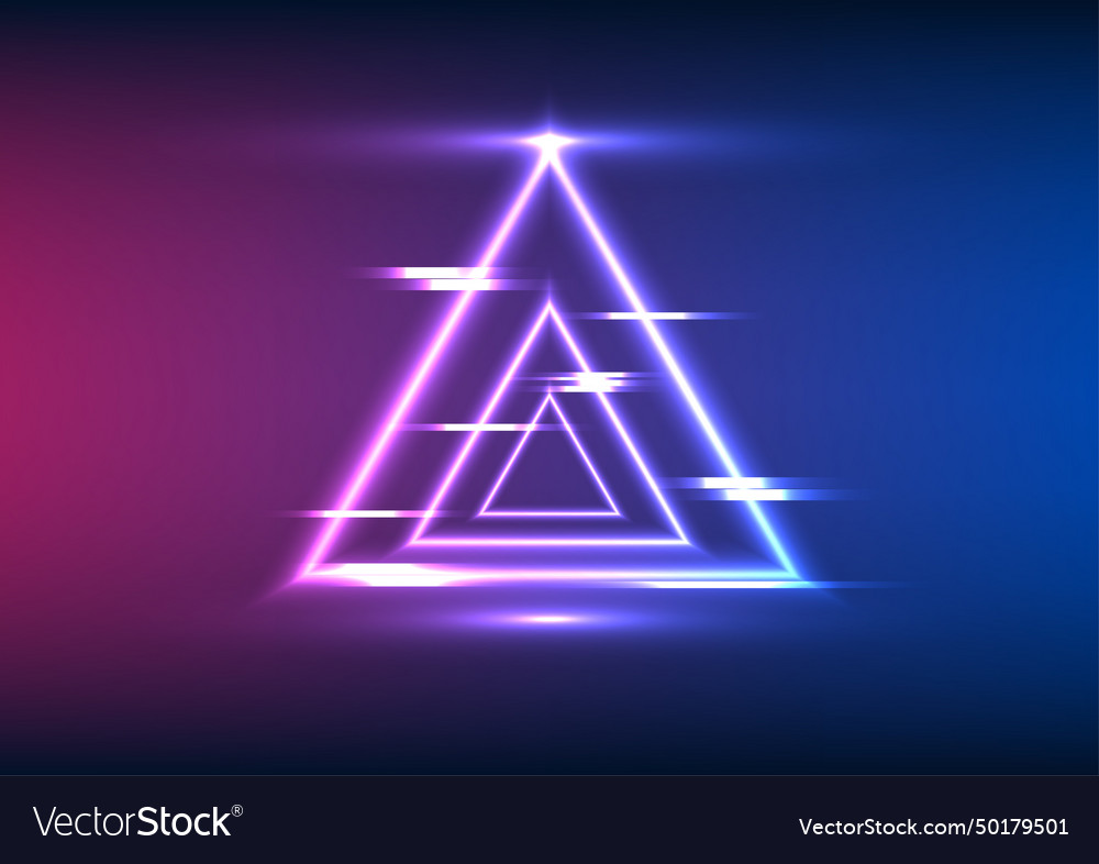 Abstract technology background triangular Vector Image Abstract technology background triangular