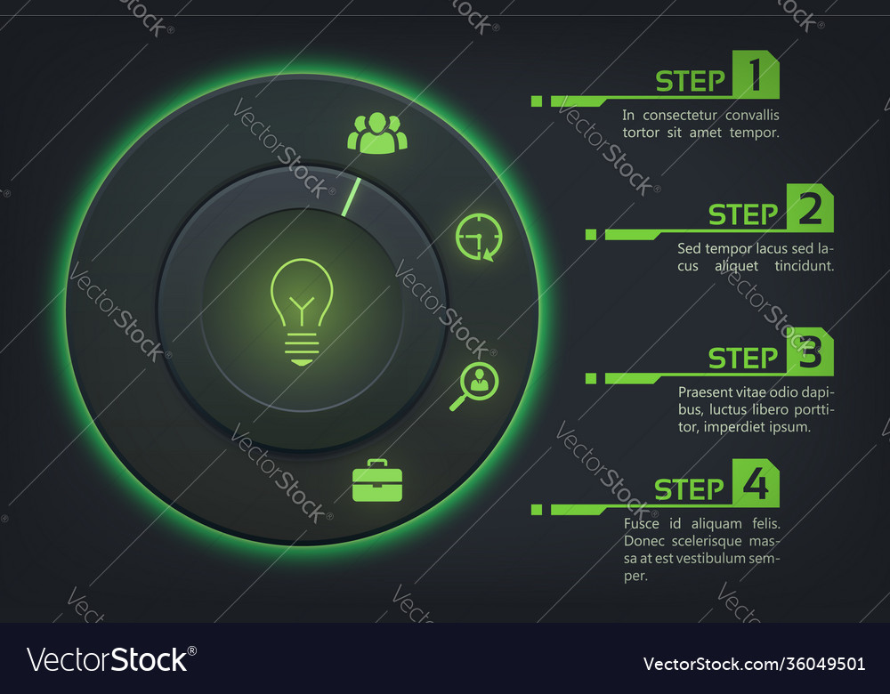 Abstract web infographic concept Vector Image Abstract web infographic concept