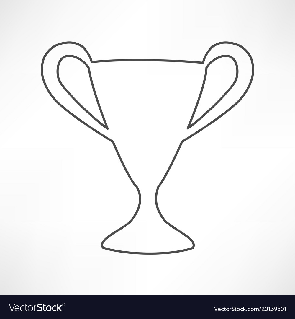 Champions cup icon Royalty Free Vector Image - VectorStock