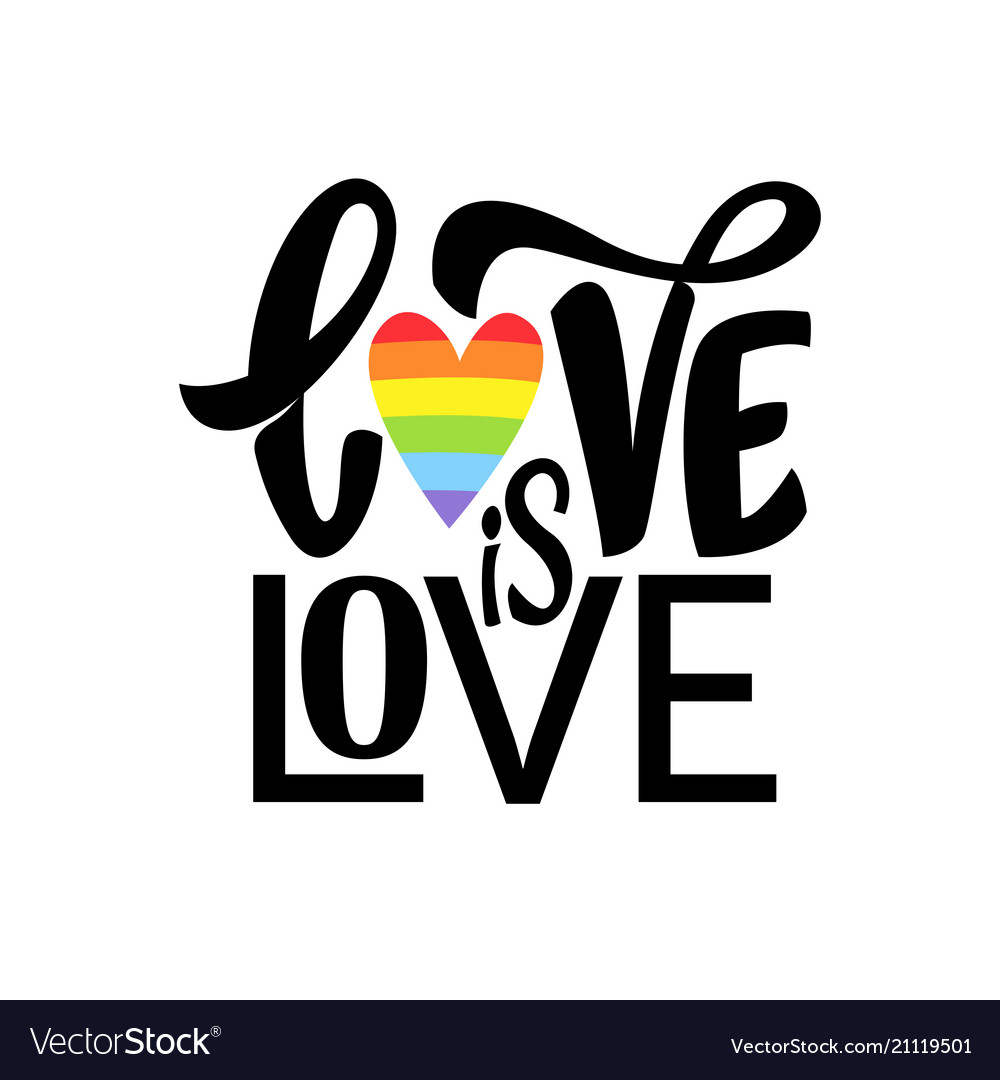 LGBT Regenbogen Liebe Poster
