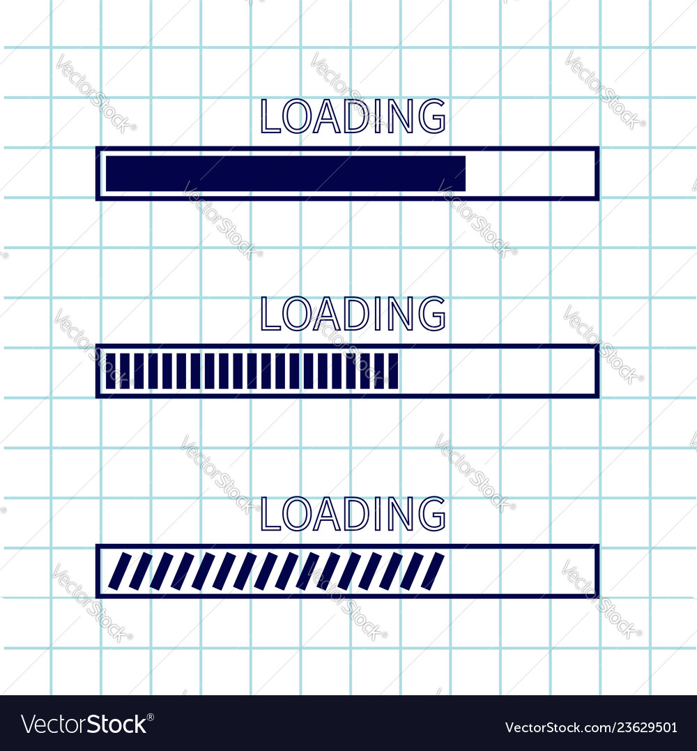 Loading Progress Bar Icon Set