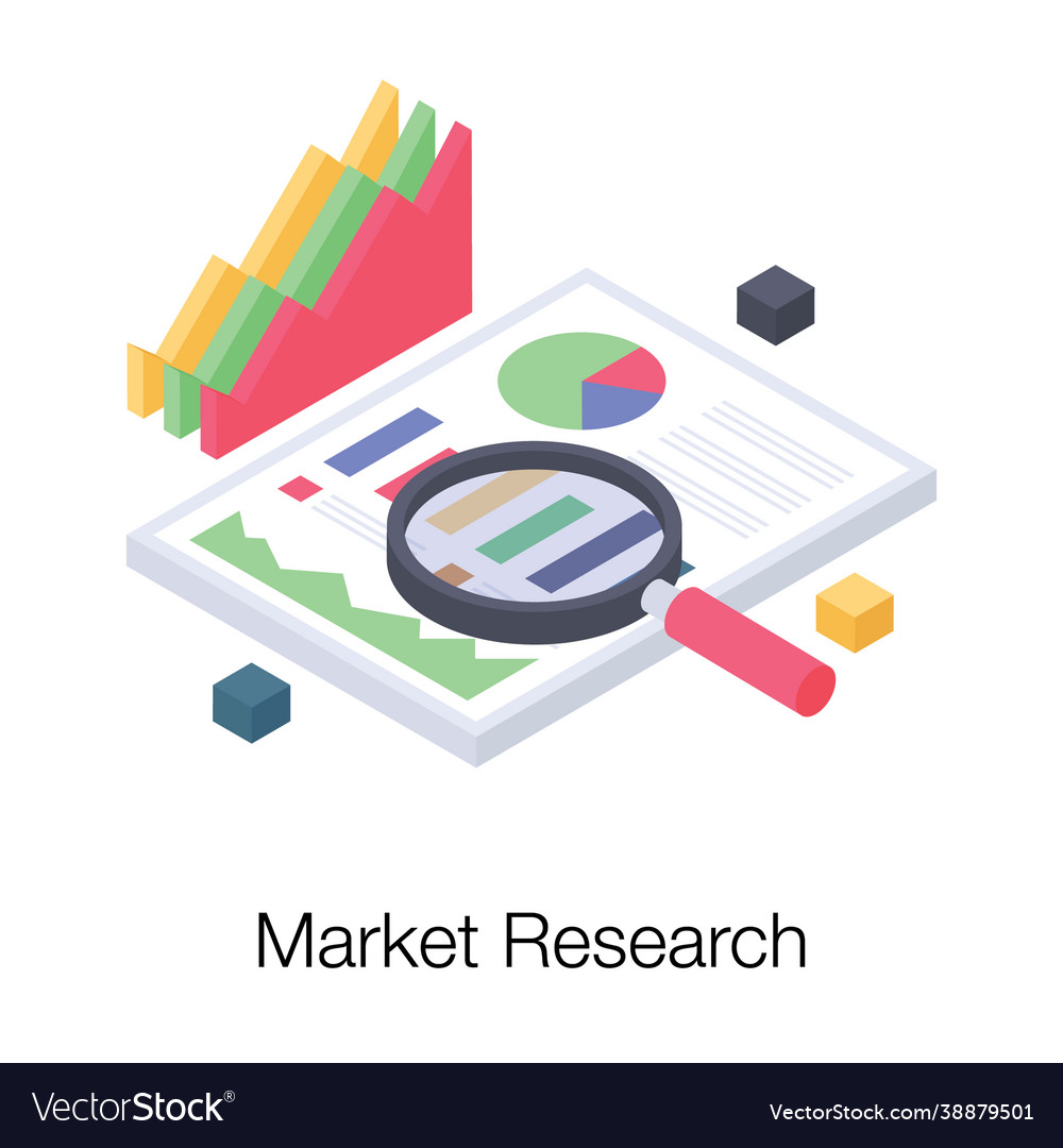 Market research Royalty Free Vector Image - VectorStock