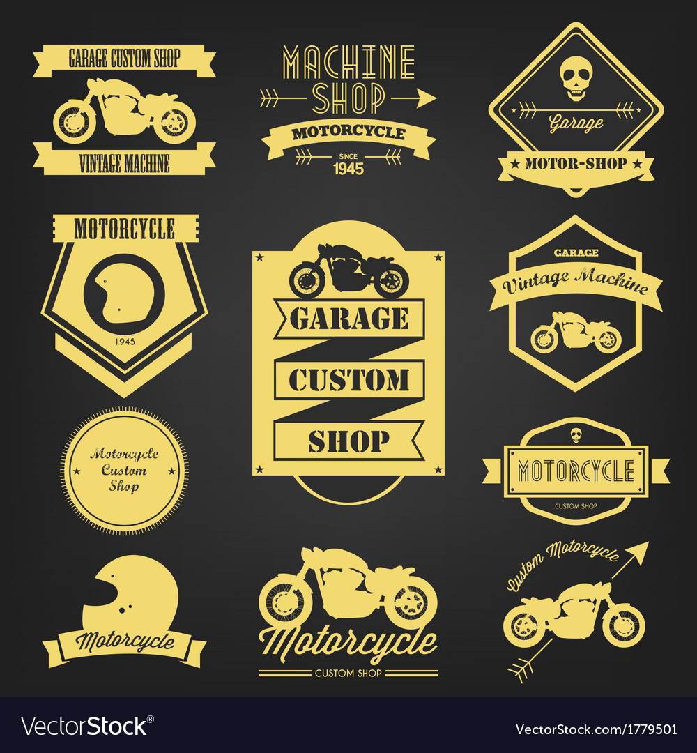 Premium Vector, Motorcycle