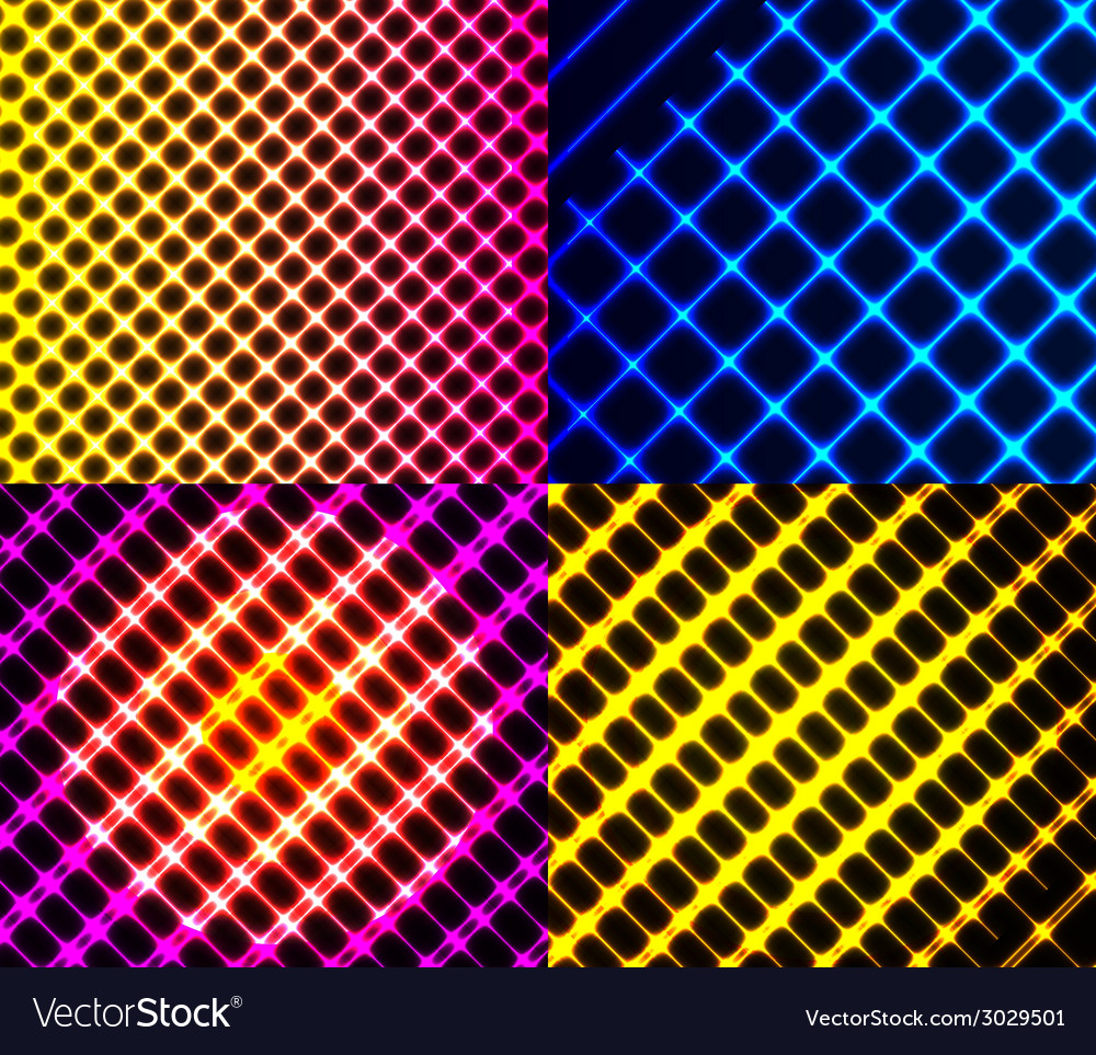 Set of dark abstract spectrum background lines