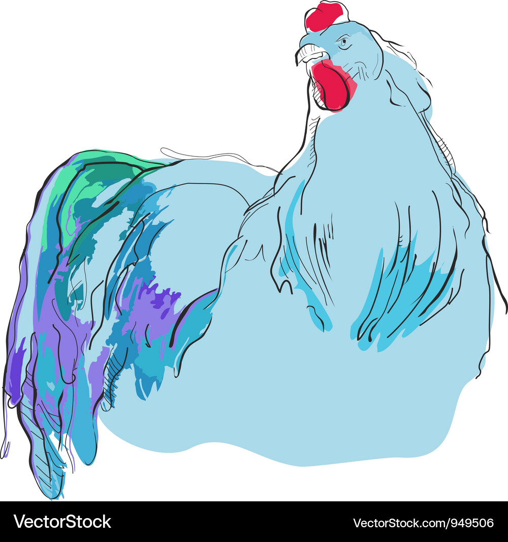 Chicken Royalty Free Vector Image Vectorstock
