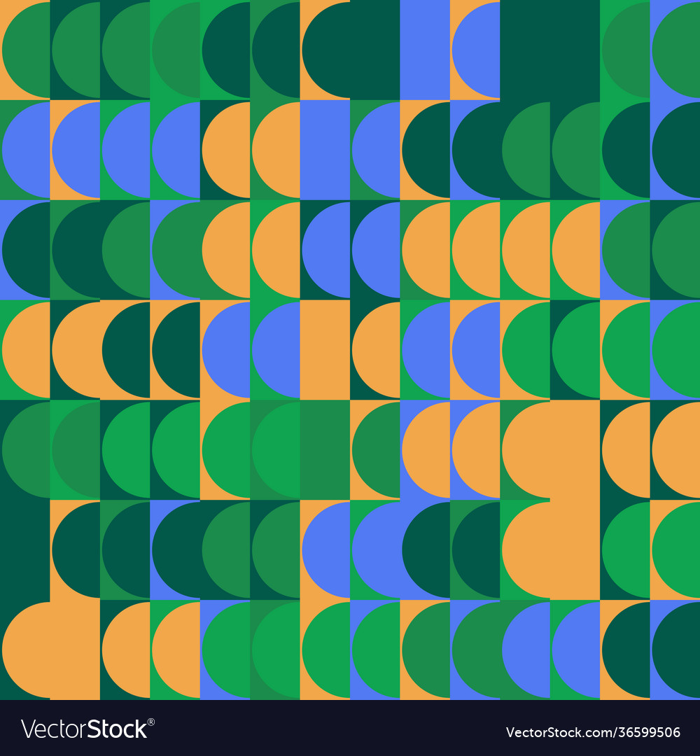 Circular abstract pattern design vector image Circular abstract pattern design