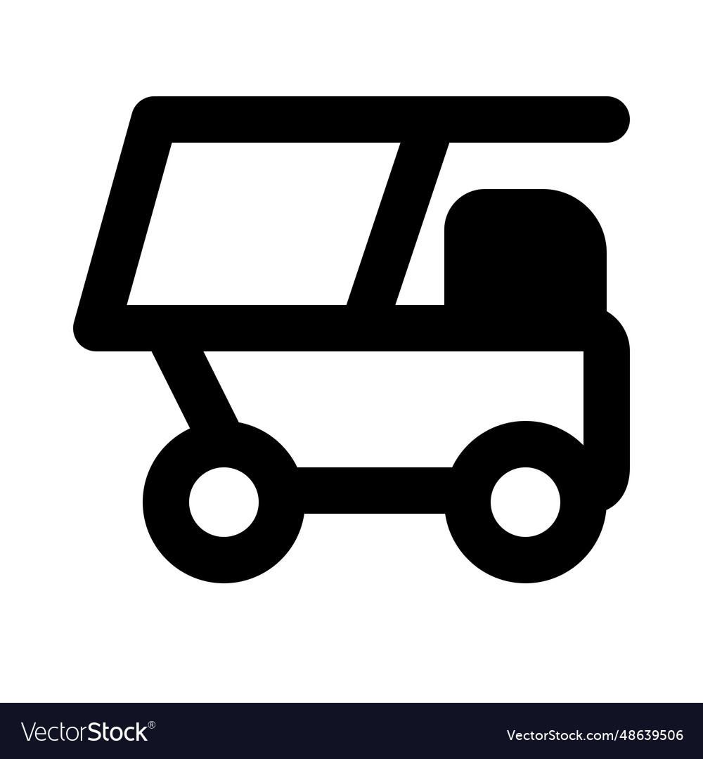 Dumper truck for industrial mining Royalty Free Vector Image