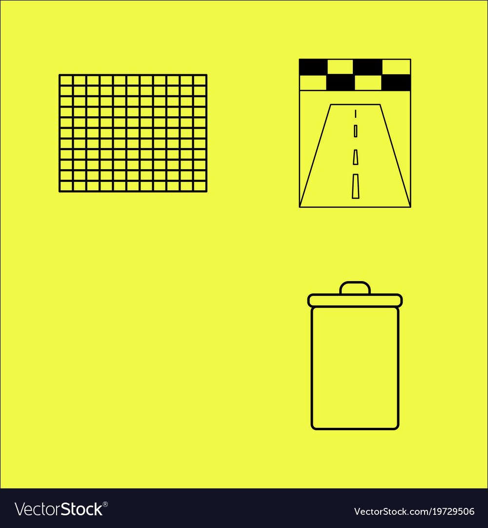 Essential linear icon set