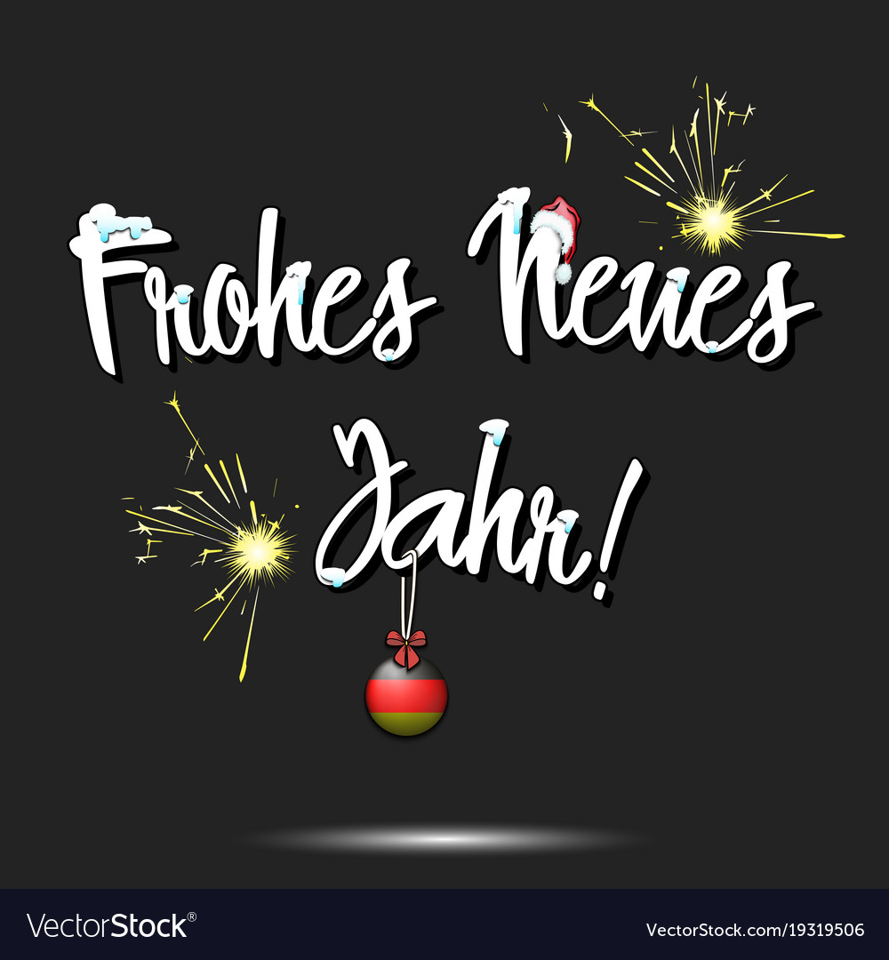 happy-new-year-in-german-royalty-free-vector-image