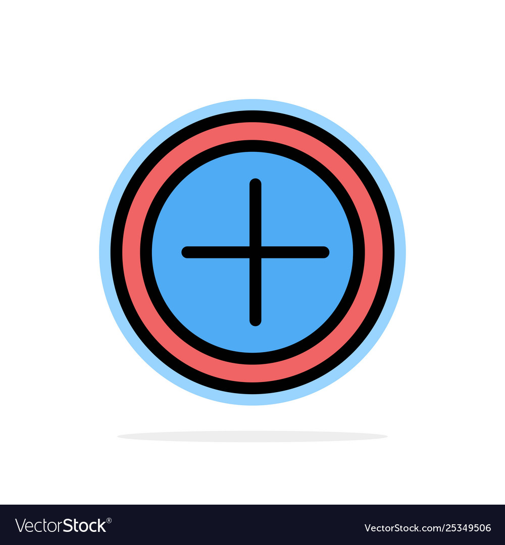 Interface plus user abstract circle background vector image Interface plus user abstract circle background