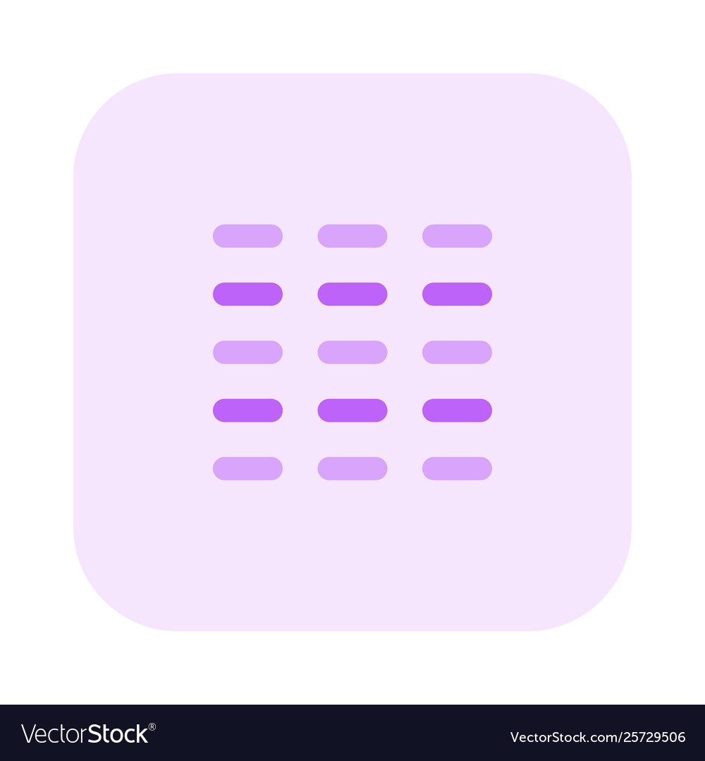 Multiple column table spread-sheet template lines
