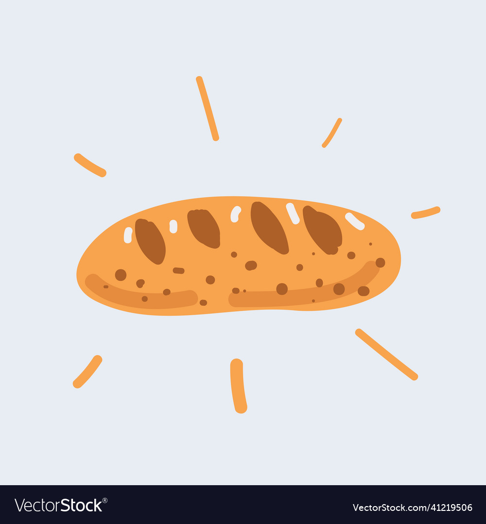 O bread Royalty Free Vector Image - VectorStock