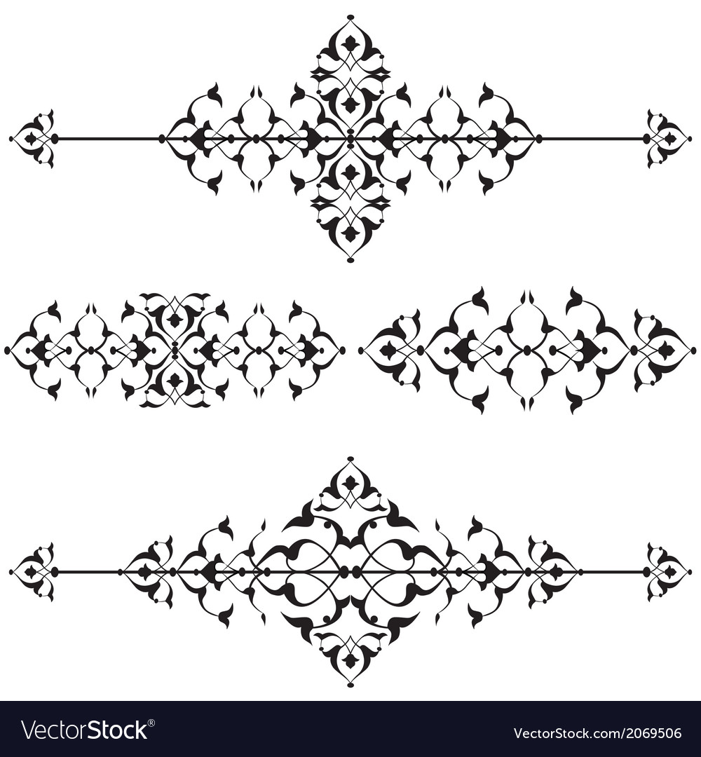 Oriental border and ornament sixteen