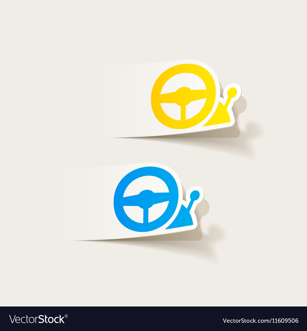 Realistic design element joystick