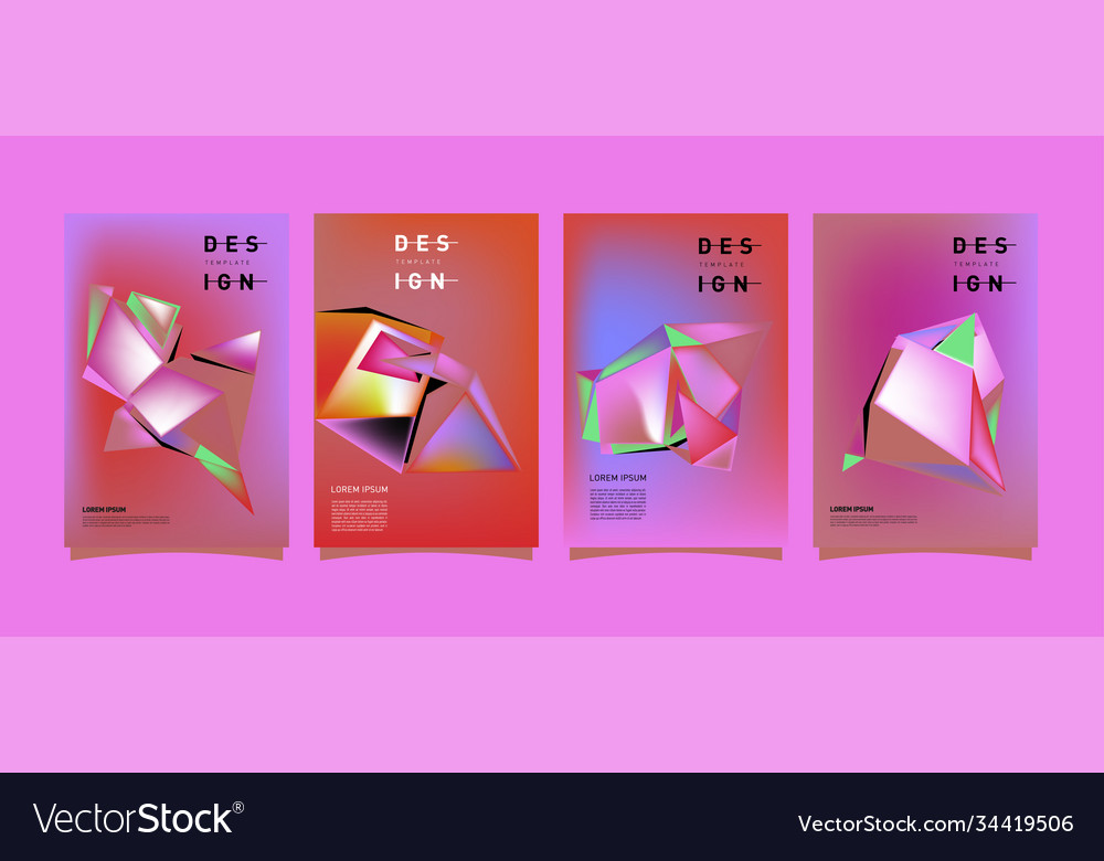 Simple colorful abstract geometric background vector image Simple colorful abstract geometric background