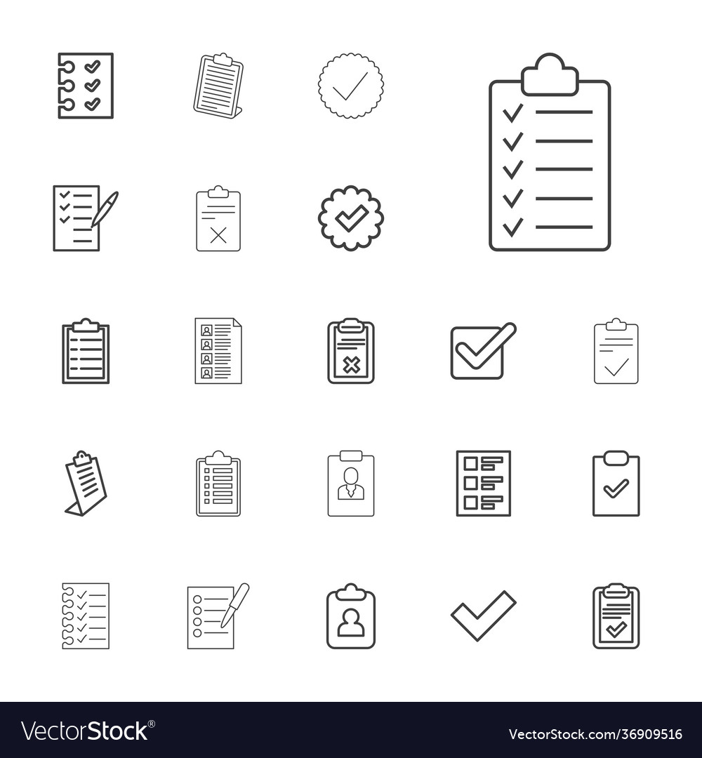 22 checkbox icons