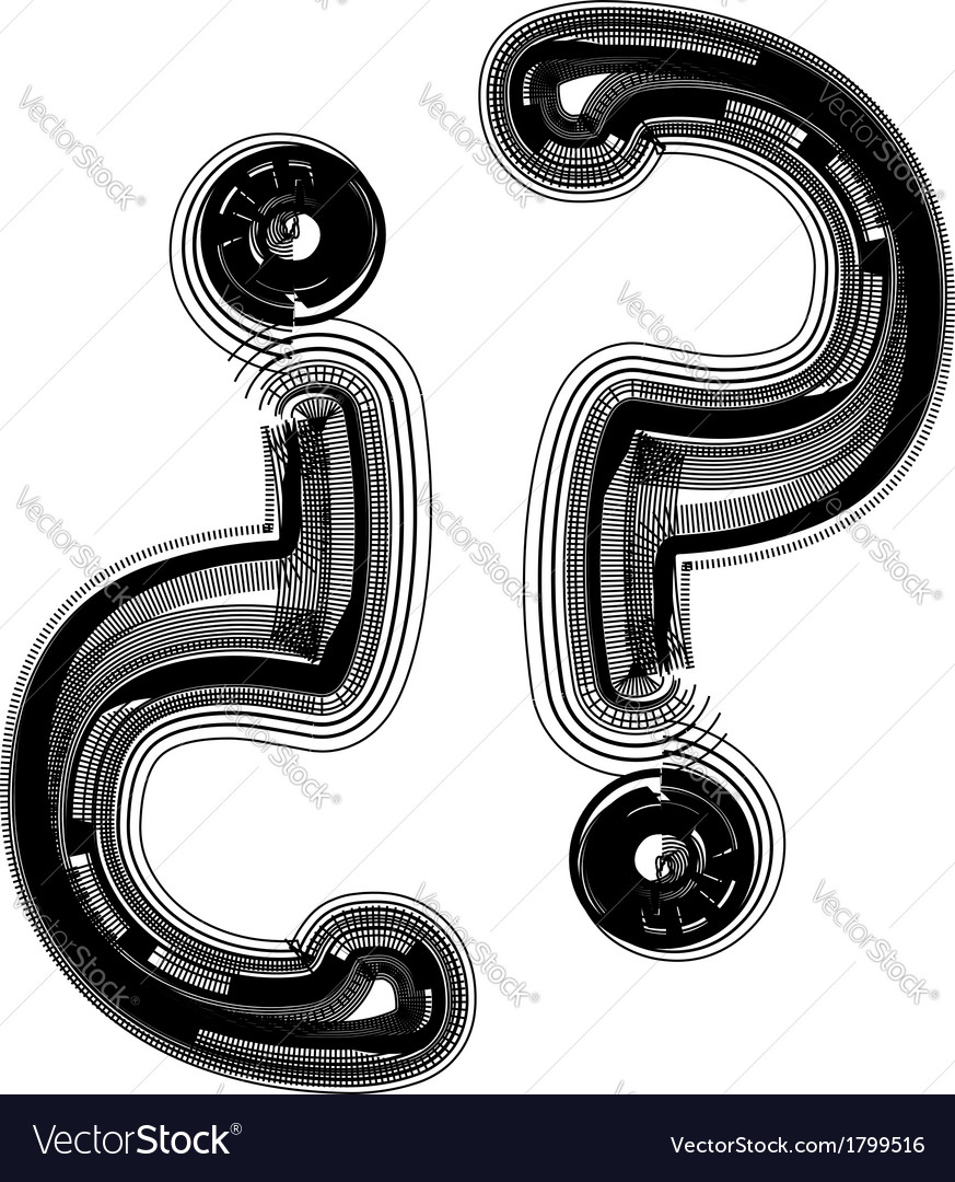 Abstract font symbol