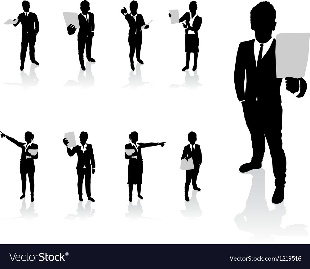 Business People Group Silhouette